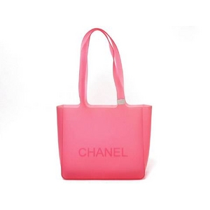 CHANEL（シャネル）　ラバートート　ピンク