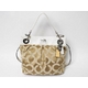 【現品限り】COACH（コーチ） 2WAYバッグ キャンバス／エナメル 白／ベージュ 14579 【中古SA】