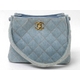 【現品限り】CHANEL（シャネル） ミニハンドバッグ デニム ブルー 【中古B】