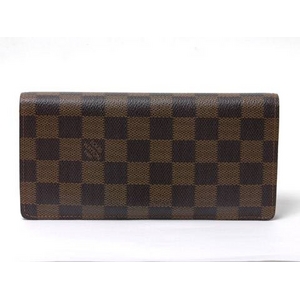 【現品限り】LOUIS VUITTON（ルイヴィトン） ダミエ ポルトフォイユ・ブラザ 2つ折長財布 N60017 【中古B】 - 拡大画像