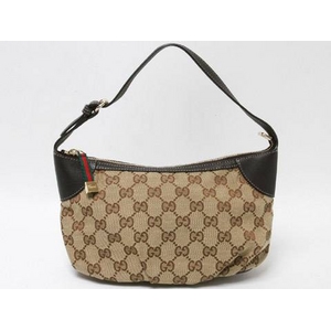 【現品限り】GUCCI（グッチ） GG柄 アクセサリーポーチ ベージュ 224093【中古A】
