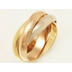 【現品限り】Cartier（カルティエ） トリニティリング スリーカラー #50 【中古SA】