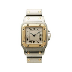 【現品限り】Cartier(カルティエ) サントスガルベSM クオーツ SS YG 旧バックル 【中古A】