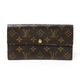 【現品限り】LOUIS VUITTON（ルイヴィトン） モノグラム ファスナー長財布 M61726 【中古AB】