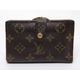 【現品限り】LOUIS VUITTON（ルイヴィトン） モノグラム がま口財布 M61663 【中古BC】
