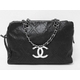 【現品限り】CHANEL（シャネル） ヴィンテージ レザー チェーンショルダーバッグ 黒 ブラック 【中古A】
