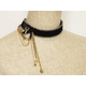 【現品限り】LOUIS VUITTON（ルイ ヴィトン） チョーカー チェーン ベロア 【中古A】 - 縮小画像2
