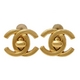 【現品限り】CHANEL（シャネル） イヤリング ココ ゴールド 【中古AB】