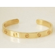 【現品限り】Cartier（カルティエ） ラブブレス オープンバングル K18YG #16 【中古SA】