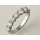 【現品限り】TIFFANY（ティファニー） PT950 ハーフサークル プロングセッティング ダイヤリング 約0.91ct 【中古SA】