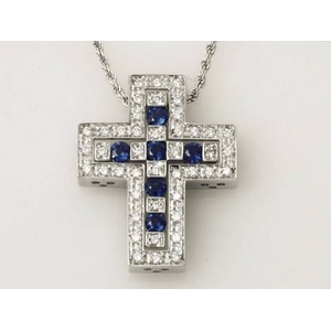 【現品限り】Damiani（ダミアーニ） ベルエポック ネックレス ダイヤ サファイヤ Sサイズ 【中古SA】 - 拡大画像