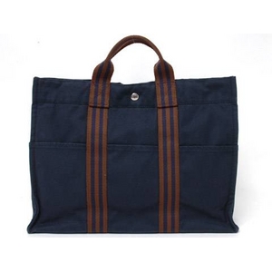 【現品限り】HERMES（エルメス） フールトゥMM ネイビー 【中古AB】 - 拡大画像