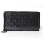 【現品限り】GUCCI(グッチ) GGインプリメ ラウンドファスナー長財布 黒 ブラック 212110 【未使用】の画像