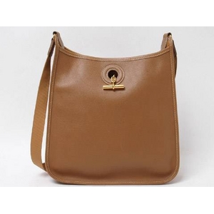 【現品限り】HERMES（エルメス） ヴェスパPM クシュベル ゴールド ゴールド金具 【中古B】 - 拡大画像