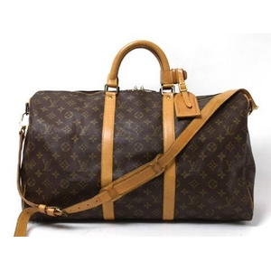 【現品限り】LOUIS VUITTON（ルイヴィトン） モノグラム キーポル50 スト付きタイプ M41416 【中古BC】 - 拡大画像