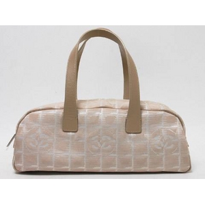 【現品限り】CHANEL（シャネル） トラベルライン ミニボストン ベージュ 【中古A】 - 拡大画像