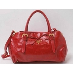 【現品限り】PRADA（プラダ） 2WAYハンドバッグ レッド BN1866 【中古A】