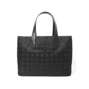 【現品限り】CHANEL(シャネル) トラベルライントートMM 黒 A15991 【中古SA】