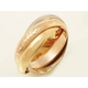【現品限り】Cartier（カルティエ） トリニティリング スリーカラー #48 【中古SA】