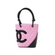 【現品限り】CHANEL（シャネル） カンボンライン スモールトート ピンク／黒 A25166 【中古SA】