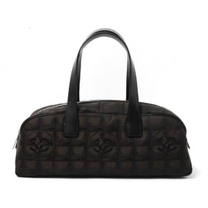 【現品限り】CHANEL(シャネル) トラベルライン ミニボストン マロン 【中古A】