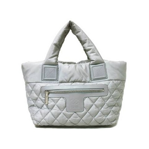 【現品限り】CHANEL(シャネル) コココクーンPM ライトグレー 【中古A】