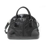 【現品限り】PRADA(プラダ) 2WAYハンドバッグ ナイロン/カーフ 黒 ブラック BL0688 【新品同様】