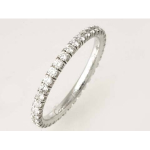 【現品限り】Cartier（カルティエ） ウェディングリング エタニティ ダイヤ WG #51 B4077900 【中古A】 - 拡大画像
