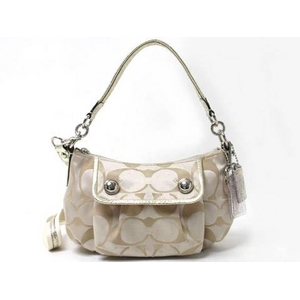 【現品限り】COACH（コーチ） ショルダーバッグ ゴールド 13833 【中古B】