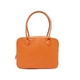 【現品限り】HERMES（エルメス） ミニプリュム ヴォーガリバー オレンジ ゴールド金具 【中古A】