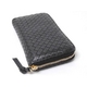 【現品限り】BOTTEGA VENETA（ボッテガヴェネタ） ラウンドファスナー長財布 114076 黒 【中古AB】 - 縮小画像2