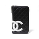 【現品限り】CHANEL（シャネル） カンボンライン ラウンドファスナー長財布 黒／白 A26710 【中古A】 - 縮小画像1