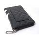 【現品限り】CHANEL（シャネル） カンボンライン ラウンドファスナー長財布 黒／白 A26710 【中古A】 - 縮小画像2