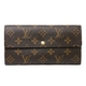 【現品限り】LOUIS VUITTON（ルイヴィトン） モノグラムフルリ ファスナー長財布 ローズ M60232 【中古AB】 - 縮小画像1