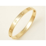 【現品限り】Cartier（カルティエ） ラブブレス K18YG #16 【中古A】