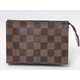 【現品限り】LOUIS VUITTON（ルイヴィトン） ダミエ 化粧ポーチ ポッシュトワレ15 N47548 【中古A】
