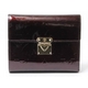 【現品限り】LOUIS VUITTON（ルイヴィトン） ヴェルニ ポルトフォイユ コアラ アマラント M93520 【中古B】