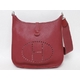 【現品限り】HERMES（エルメス） エブリンGM フィヨルド 赤 シルバー金具 【中古AB】