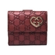 【現品限り】Gucci（グッチ） グッチシマ Wホック財布 赤 245727 【中古AB】