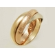 【現品限り】Cartier（カルティエ） トリニティリング スリーカラー #50 【中古SA】