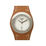 【現品限り】HERMES(エルメス) アーネ 白文字盤 革ベルト ブラウン HA3.410 クォーツ ボーイズ 【中古AB】 【現品限り】HERMES(エルメス) アーネ 白文字盤 革ベルト ブラウン HA3.410 クォーツ ボーイズ 【中古AB】