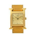 【現品限り】HERMES(エルメス) Hウォッチ HH1.201 革 クオーツ レディース 【中古AB】 【現品限り】HERMES(エルメス) Hウォッチ HH1.201 革 クオーツ レディース 【中古AB】