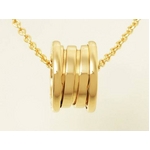 【現品限り】BVLGARI（ブルガリ） Bzero1ネックレス K18YG 【中古SA】