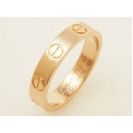 【現品限り】Cartier（カルティエ） ミニラブリング K18PG #48 【中古SA】