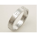 【現品限り】Cartier（カルティエ） ミニラブリング WG #50 【中古SA】