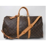 【送料無料】【現品限り】LOUIS VUITTON（ルイヴィトン） モノグラム キーポル50 スト付きタイプ M41416 【中古A】