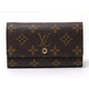 【現品限り】LOUIS VUITTON(ルイヴィトン) モノグラム ファスナー財布 M61735 【中古SA】
