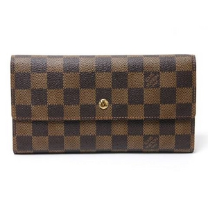 【現品限り】LOUIS VUITTON（ルイヴィトン） ダミエ 3つ折長財布 N61215 【中古SA】