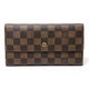 【現品限り】LOUIS VUITTON(ルイヴィトン) ダミエ 3つ折長財布 N61215 【中古SA】