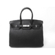 HERMES（エルメス）　バーキン35　トリヨン　黒　シルバー金具
